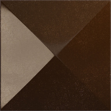 Ekena Millwork 11 7/8in. W x 11 7/8in. H Sellek EnduraWall Decorative 3D Wall Panel Covers 0.98 Sq. Ft. WP12X12SKAMB